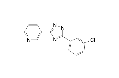 3-[5-(3-Chlorophenyl)-1H-1,2,4-triazol-3-yl]pyridine