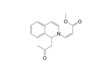 Methyl (2Z)-3-[1-(2-oxopropyl)isoquinolin-2(1H)-yl]prop-2-enoate