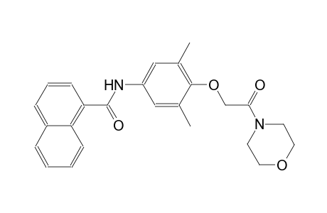 1-naphthalenecarboxamide, N-[3,5-dimethyl-4-[2-(4-morpholinyl)-2-oxoethoxy]phenyl]-