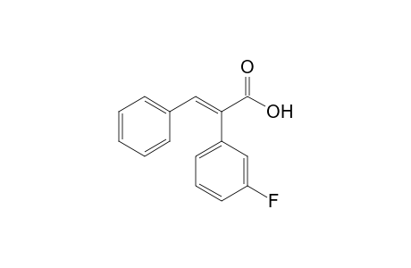 (E)-2-(3-fluorophenyl)-3-phenyl-2-propenoic acid