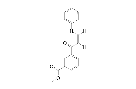 (Z)-2-ANILINO-1-(3'-METHOXYCARBONYLPHENYL)-PROP-2-EN-1-ONE