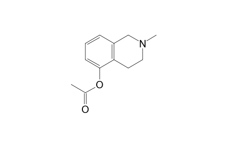 5-Acetoxy-1,2,3,4-tetrahydro-2-methylisoquinoline