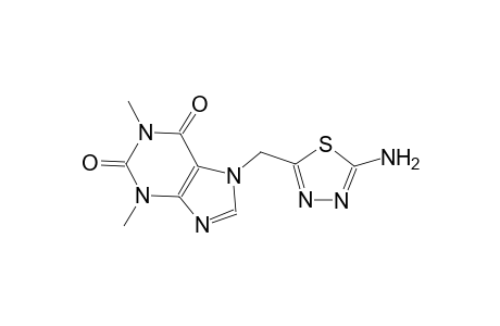 7-[(5-amino-1,3,4-thiadiazol-2-yl)methyl]-1,3-dimethyl-3,7-dihydro-1H-purine-2,6-dione
