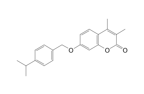 2H-1-Benzopyran-2-one, 3,4-dimethyl-7-[[4-(1-methylethyl)phenyl]methoxy]-