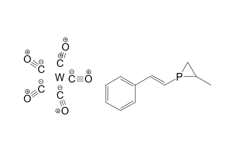 Pentacarbonyl(2-methyl-1-styrylphosphirane)tungsten