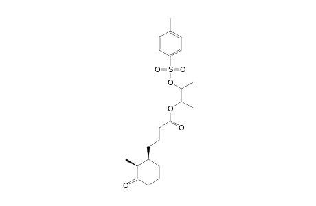 Cyclohexanebutanoic acid, 2-methyl-3-oxo-, 1-methyl-2-[[(4-methylphenyl)sulfonyl]oxy]propyl ester, [1R-[1.alpha.(1R*,2S*),2.alpha.]]-