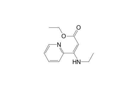 2-Propenoic acid, 3-(ethylamino)-3-(2-pyridinyl)-, ethyl ester, (E)-