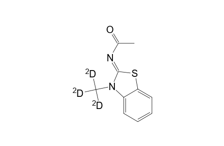 Acetamide, N-[3-(methyl-D3)-2(3H)-benzothiazolylidene]-