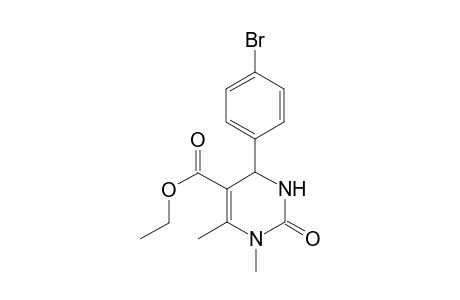 Ethyl 4-(4'-bromophenyl)-1,6-dimethyl-2-oxo-1,2,3,4-tetrahydropyrimidin-5-carboxylate