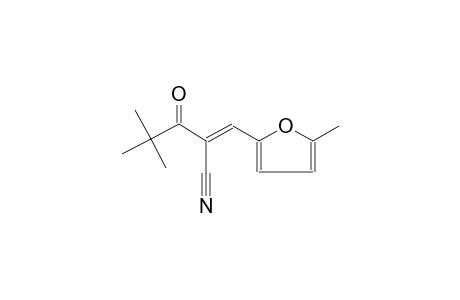 (2E)-2-(2,2-dimethylpropanoyl)-3-(5-methyl-2-furyl)-2-propenenitrile