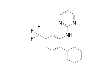 N-[2-Cyclohexyl-5-(trifluoromethyl)phenyl]pyrimidin-2-amine