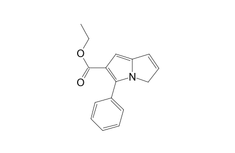 5-Phenyl-3H-pyrrolizin-6-carboxylic acid ethyl ester