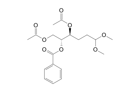(4S,5R)-5-Benzoyloxy-4,6-diacetoxyhexanal dimethyl acetal