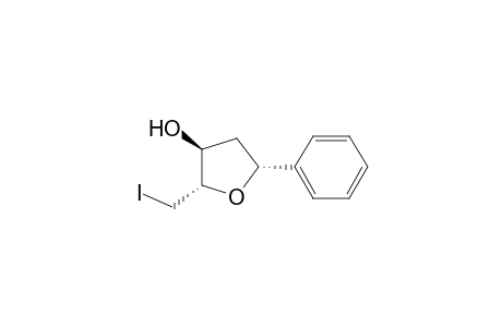 cis,trans-2-(iodomethyl)-3-hydroxy-5-phenyltetrahydrofuran