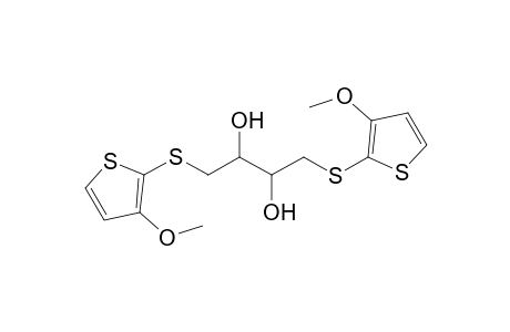 dl-1,4-Bis[(3-methoxythien-2-yl)sulfanyl]butane-2,3-diol