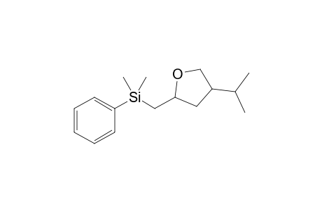 2-[(Phenyldimethylsilyl)methyl]-4-isopropyltetrahydrofuran