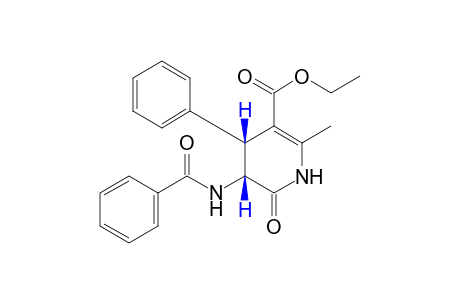 cis-5-benzamido-2-methyl-6-oxo-4-phenyl-1,4,5,6-tetrahydronicotinic acid, ethyl ester