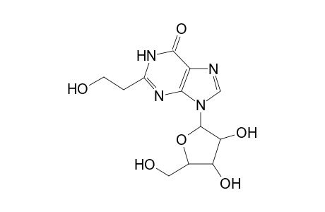 2-[2-Hydroxyethyl]-9-[.beta.-d-ribofuranosyl]hypoxanthine