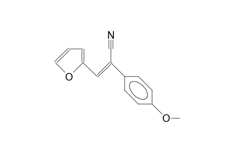 A-(P-Methoxyphenyl)-B-(2-furanyl)-acrylonitrile