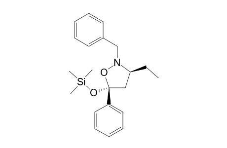 TRANS-2-BENZYL-3-ETHYL-5-PHENYL-5-(TRIMETHYLSILOXY)-ISOXAZOLIDINE
