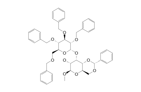 METHYL-4,6-O-BENZYLIDENE-3-O-(2,3,4,6-TETRA-O-BENZYL-ALPHA-D-GLUCOPYRANOSYL)-BETA-D-ALLOPYRANOSIDE