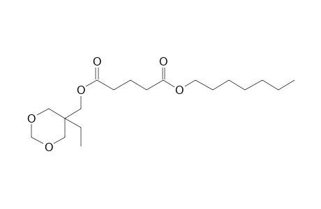 Glutaric acid, (5-ethyl-1,3-dioxan-5-yl)methyl heptyl ester