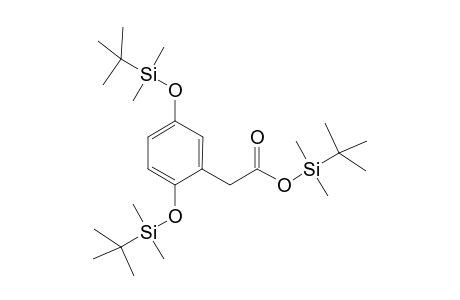 Benzeneacetic acid, 2,5-bis[(tert-butyldimethylsilyl)oxy]-, tert-butyldimethylsilyl ester