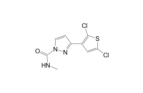 3-(2,5-dichloro-3-thienyl)-N-methylpyrazole-1-carboxamide