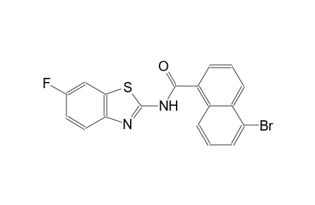 5-bromo-N-(6-fluoro-1,3-benzothiazol-2-yl)-1-naphthamide