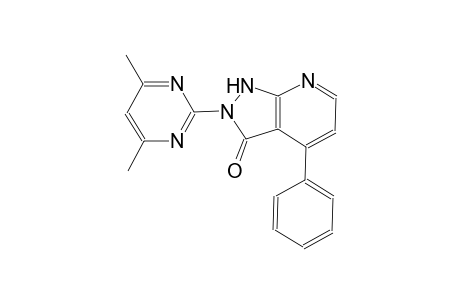 3H-pyrazolo[3,4-b]pyridin-3-one, 2-(4,6-dimethyl-2-pyrimidinyl)-1,2-dihydro-4-phenyl-