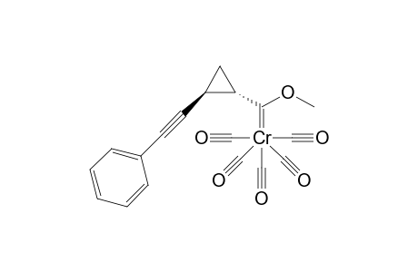 Pentacarbonyl {methoxy[trans-2-(phenylethynyl)cyclopropyl]carbene} chromium (0)