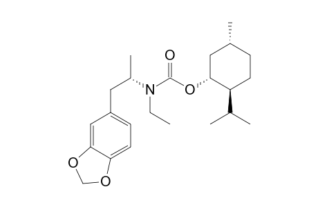 N,N-((-)-(1R)-Menthoxycarbonyl)-ethyl-3,4-methylenedioxyamphetamine