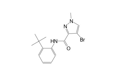 4-bromo-N-(2-tert-butylphenyl)-1-methyl-1H-pyrazole-3-carboxamide