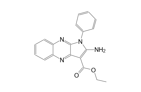 1H-pyrrolo[2,3-b]quinoxaline-3-carboxylic acid, 2-amino-1-phenyl-, ethyl ester