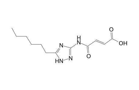 (E)-4-[(5-hexyl-1H-1,2,4-triazol-3-yl)amino]-4-keto-but-2-enoic acid
