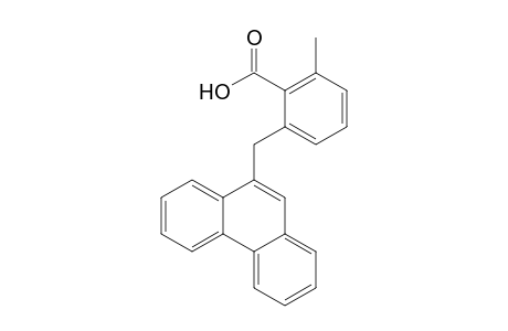 Benzoic acid, 2-methyl-6-(9-phenanthrenylmethyl)-