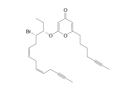 2-[(1S,2S)-2-bromo-1-ethyl-dodeca-4,7-dien-10-ynoxy]-6-hept-5-ynyl-pyran-4-one