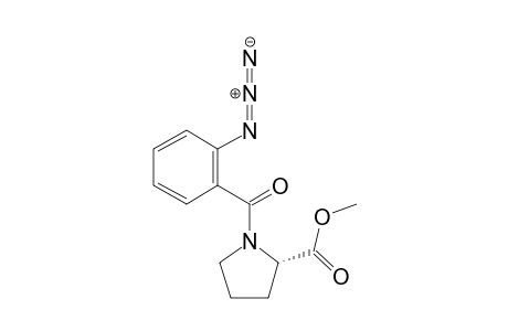 (2S)-1-(2-azidobenzoyl)pyrrolidine-2-carboxylic acid methyl ester