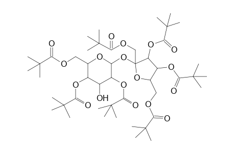 .alpha.-D-Glucopyranoside, 1,3,4,6-tetrakis-O-(2,2-dimethyl-1-oxopropyl)-.beta.-D-fructofuranosyl, 2,4,6-tris(2,2-dimethylpropanoate)
