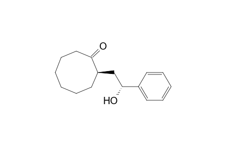 Cyclooctanone, 2-(2-hydroxy-2-phenylethyl)-, (R*,R*)-