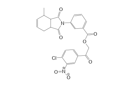 benzoic acid, 3-(1,3,3a,4,7,7a-hexahydro-4-methyl-1,3-dioxo-2H-isoindol-2-yl)-, 2-(4-chloro-3-nitrophenyl)-2-oxoethyl ester