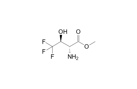 (2R,3S)-2-amino-4,4,4-trifluoro-3-hydroxy-butyric acid methyl ester