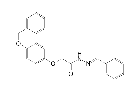 2-[4-(benzyloxy)phenoxy]-N'-[(E)-phenylmethylidene]propanohydrazide