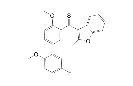 (5'-Fluoro-2',4-dimethoxybiphenyl-3-yl)(2-methyl-1-benzofuran-3-yl)methanethione