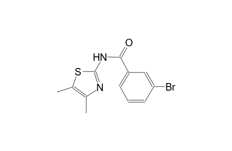 3-bromo-N-(4,5-dimethyl-1,3-thiazol-2-yl)benzamide