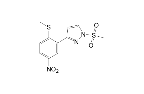 1-(methylsulfonyl)-3-[2-(methylthio)-5-nitrophenyl]pyrazole