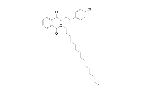 Phthalic acid, 2-(4-chlorophenyl)ethyl pentadecyl ester