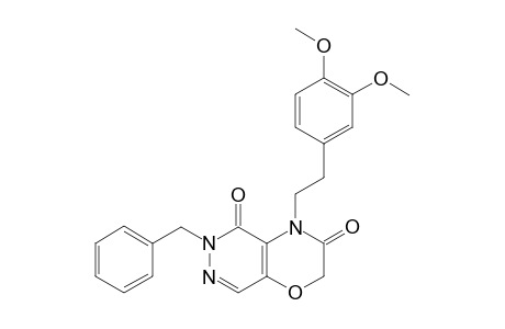 6-BENZYL-4-[2-(3,4-DIMETHOXYPHENYL)-ETHYL]-2H-PYRIDAZINO-[4,5-B]-[1,4]-OXAZINE-3,5-DIONE
