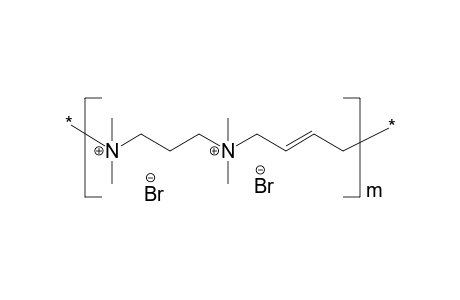 Poly(dimethylammonium-trimethylene-dimethylammonium-but-2-enylene dibromide)