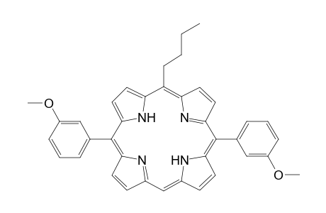 5-Butyl-10,20-bis(3-methoxyphenyl)porphyrin